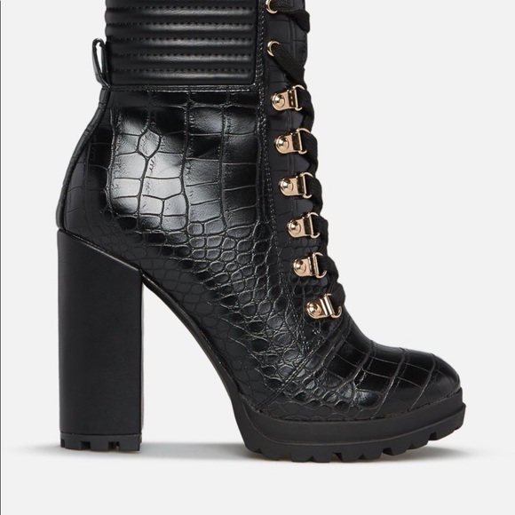 Black heeled booties NWT - Picture 4 of 7